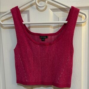 Wild Fable Fuchsia Ribbed Crop Top